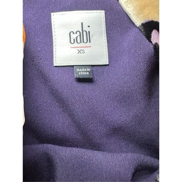 Cabi Radiant Velvet Burnout Mini Dress Floral Sz XS - Picture 4 of 15